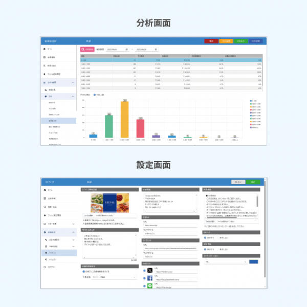 ミニラボ専用の本部管理ソフト「ミニラボoffice」
パソコンやタブレット端末でポイント情報を管理できるソフトウェア
